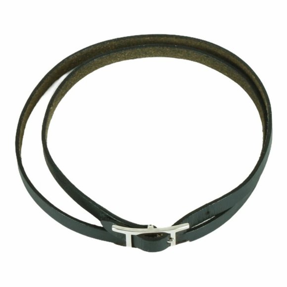 Hermes black leather belt or bracelet - Picture 4 of 7